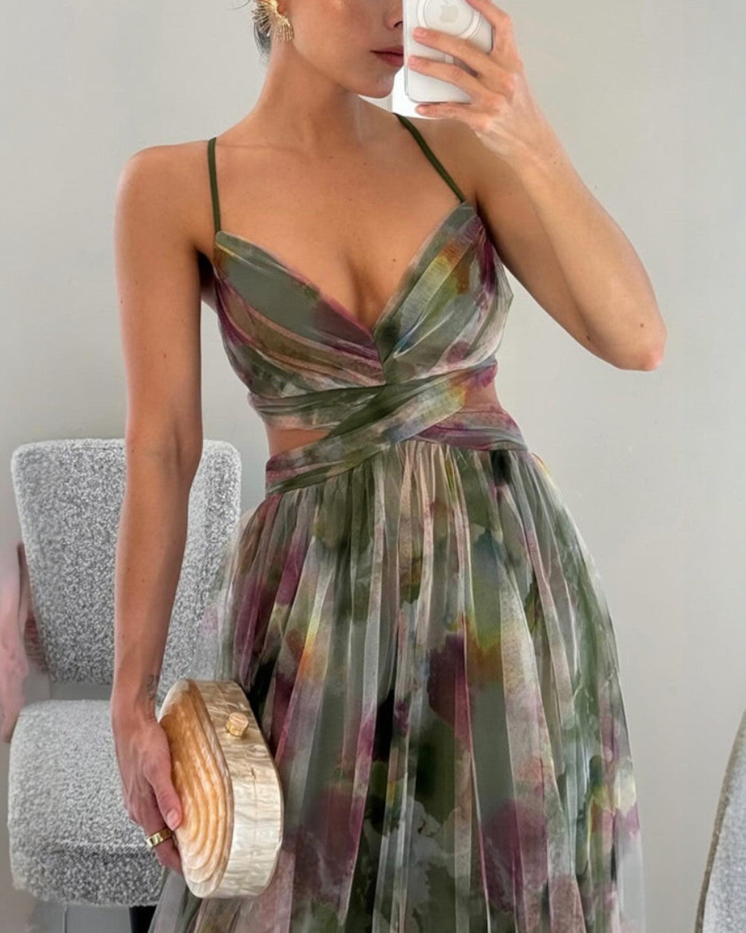 Mathilde | Robe tulle florale
