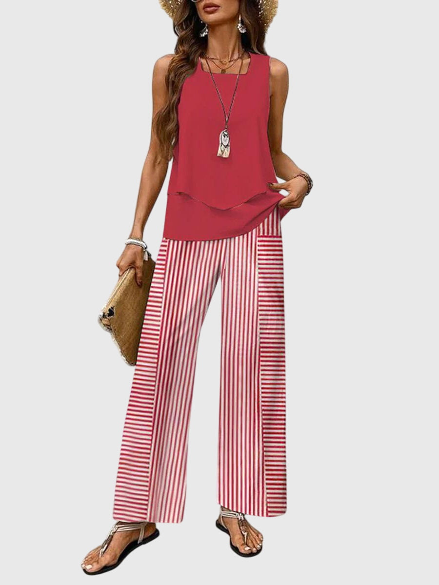 Solange | Ensemble estival fleuri