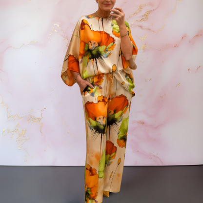 Naomie | Ensemble satiné élégant