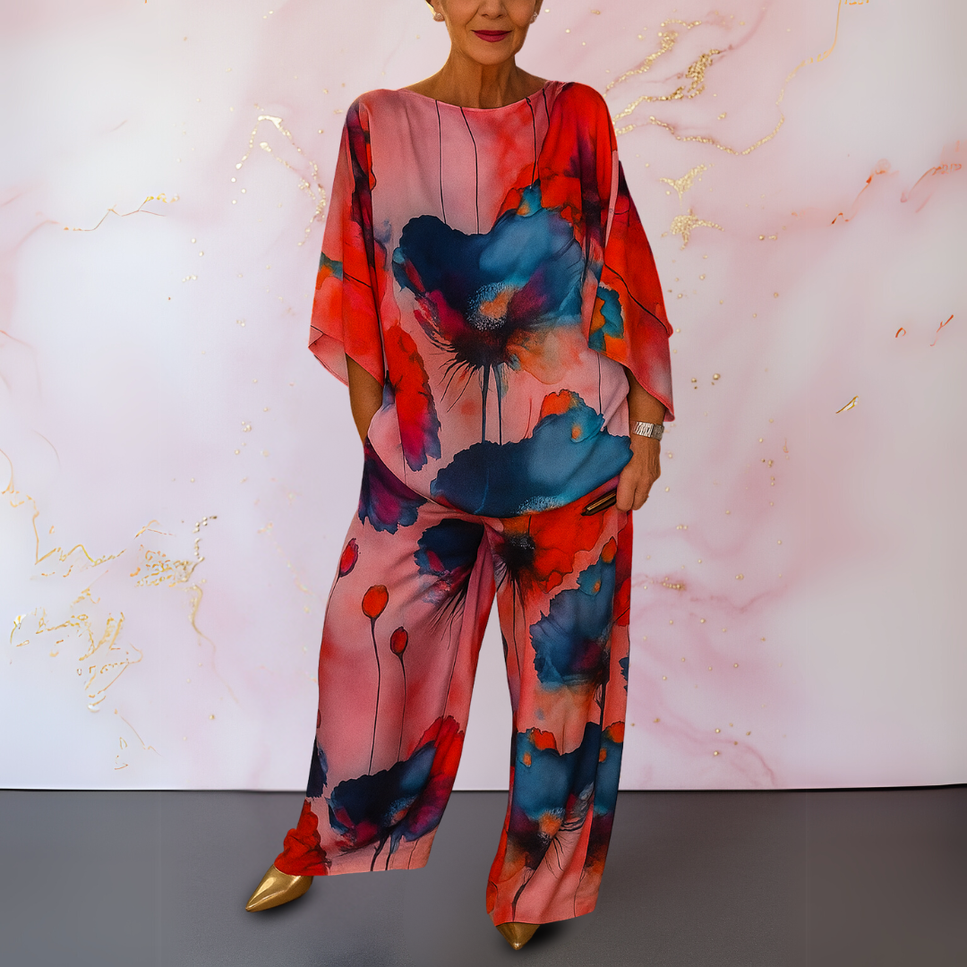 Naomie | Ensemble satiné élégant