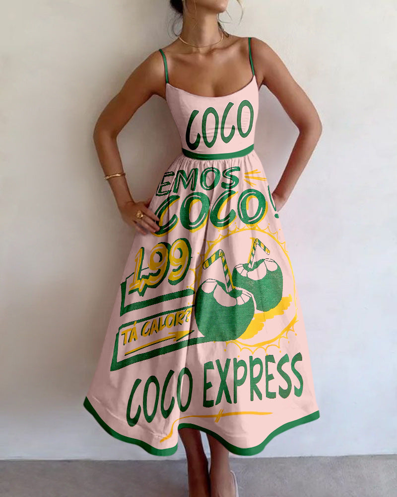 Agathe | Robe Tropicale Fleurie