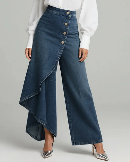Marlène | Pantalon Denim Noué