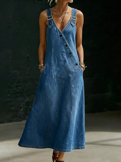 Pierrette | Robe Longue Boutonnée
