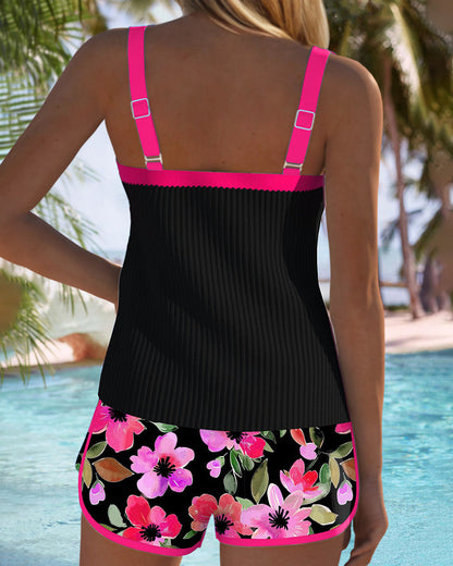 Inès | Tankini élégant bicolore