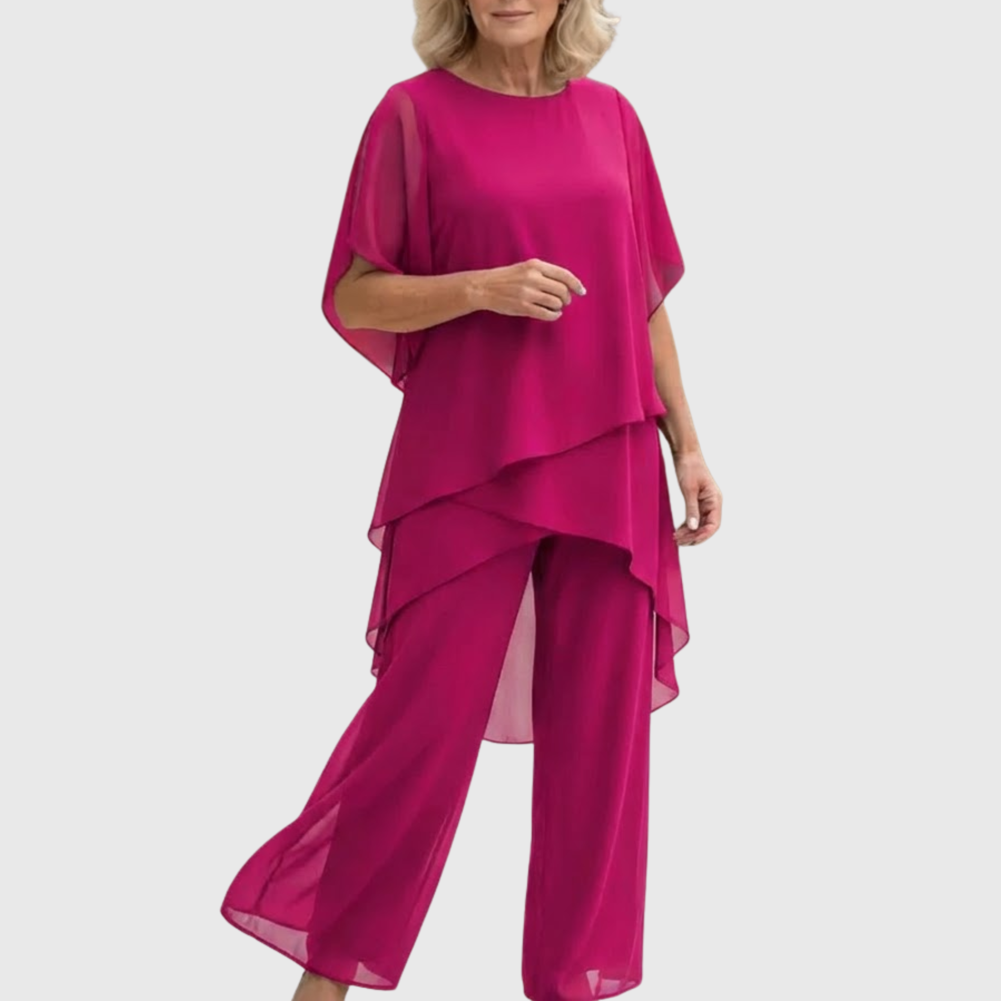 Isaure | Ensemble drapé asymétrique