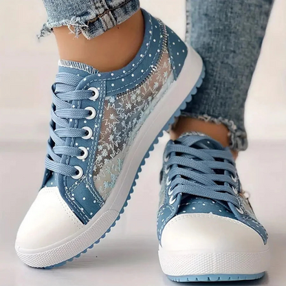 Juliette | Baskets élégantes avec détails floraux