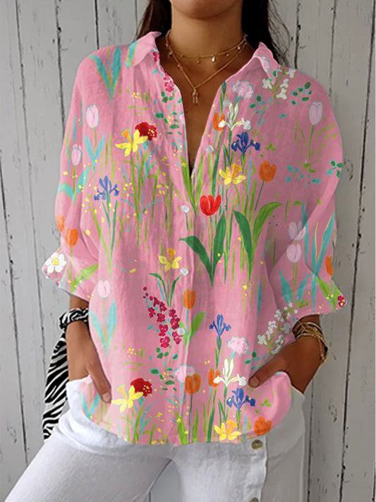 Angélique | Blouse Fleurie Délicate