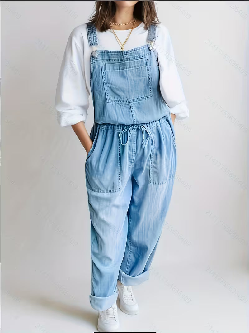 Floriane | Salopette Casual Bleue