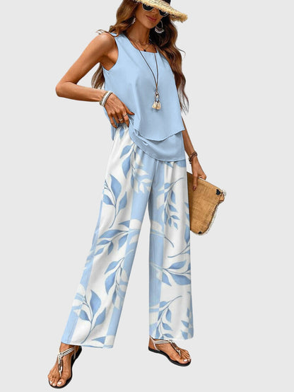Solange | Ensemble estival fleuri