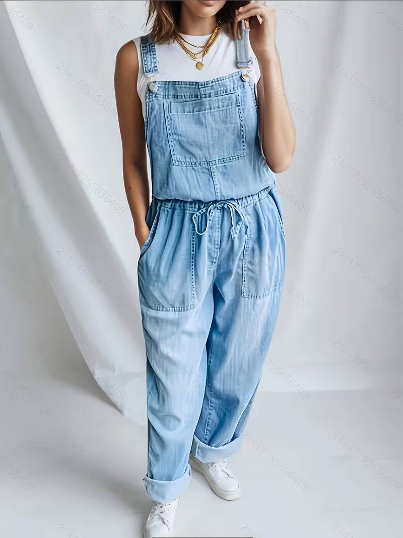 Floriane | Salopette Casual Bleue