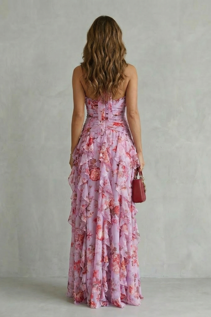 Valérie | Robe longue halter