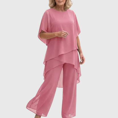 Isaure | Ensemble drapé asymétrique