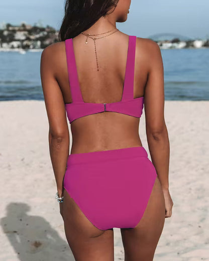 Audrey | Maillot monochrome échancrée