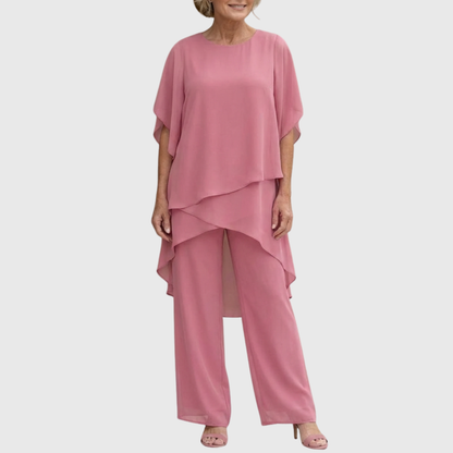 Isaure | Ensemble drapé asymétrique