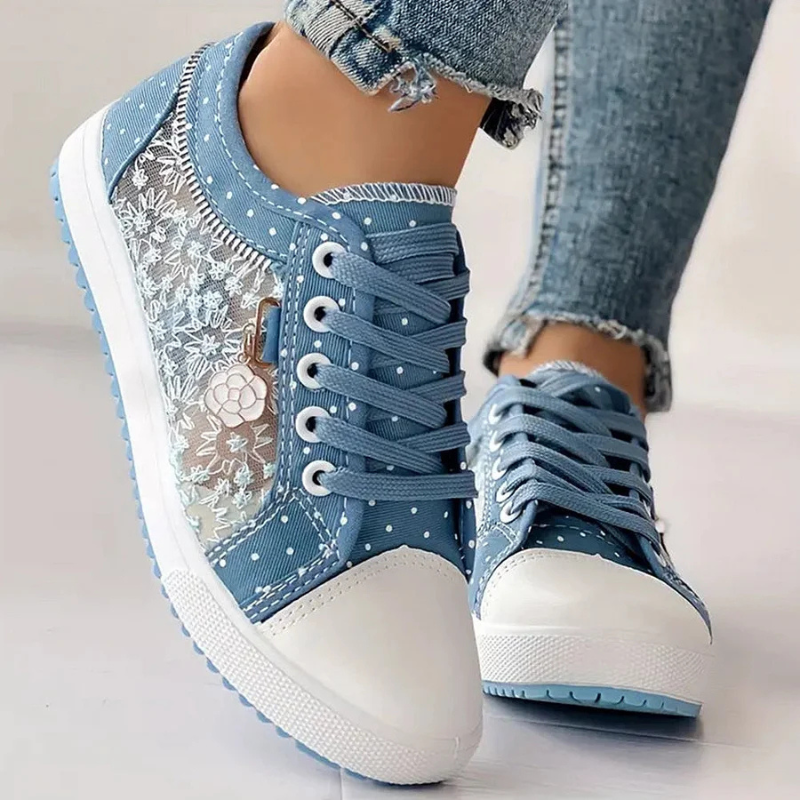 Juliette | Baskets élégantes avec détails floraux