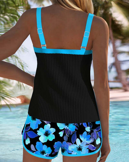 Inès | Tankini élégant bicolore