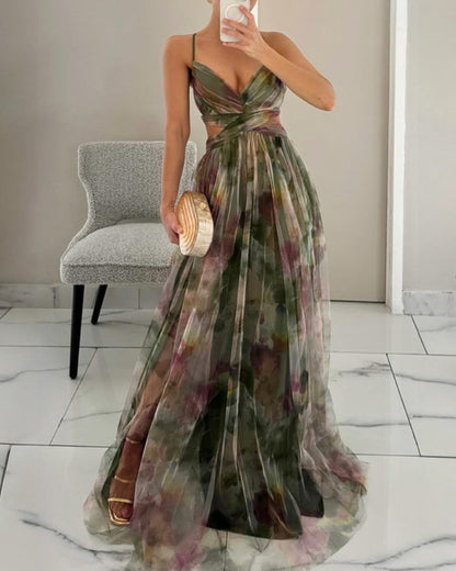 Mathilde | Robe tulle florale