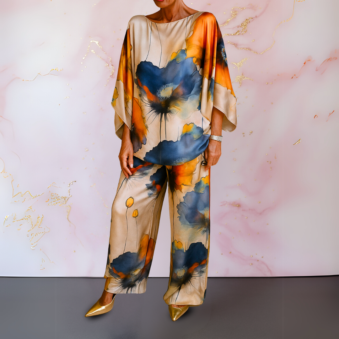 Naomie | Ensemble satiné élégant