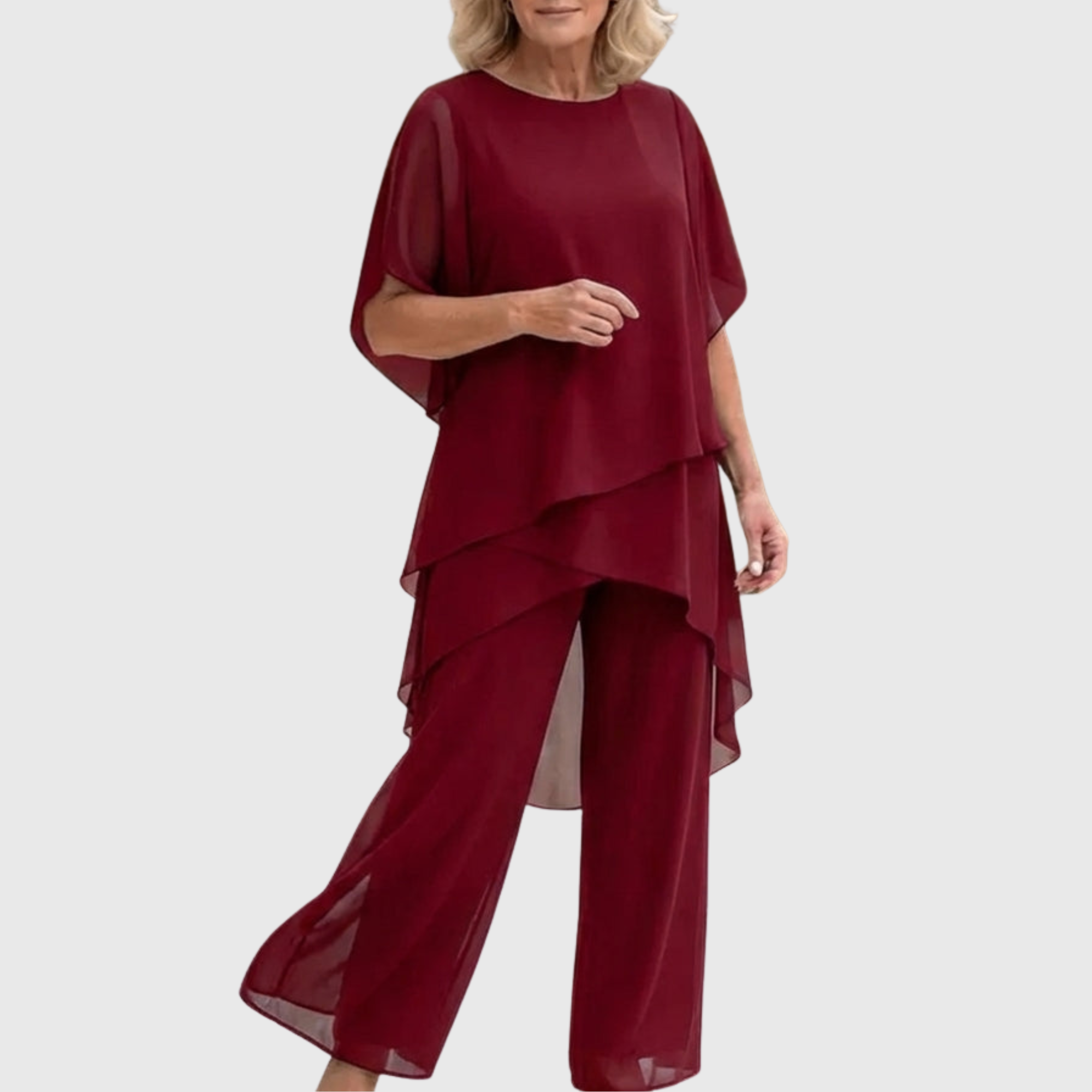 Isaure | Ensemble drapé asymétrique