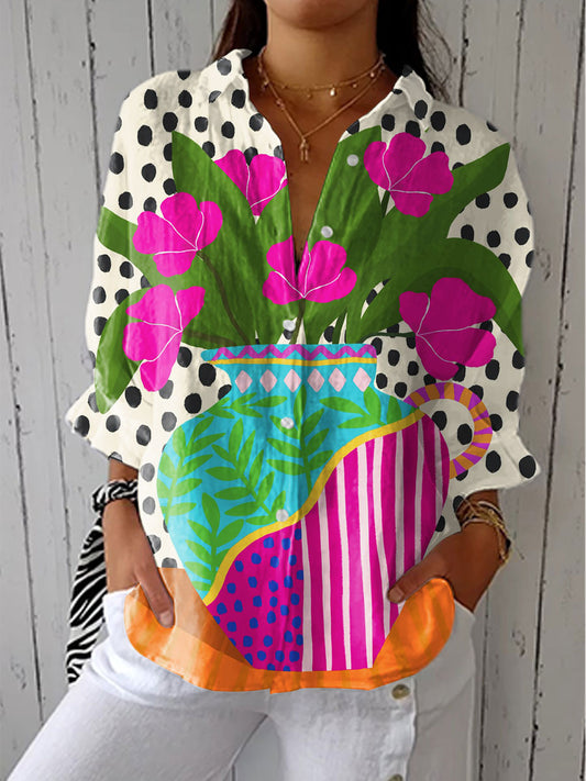 Candice | Blouse Artistique Florale