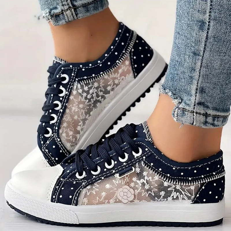 Juliette | Baskets élégantes avec détails floraux