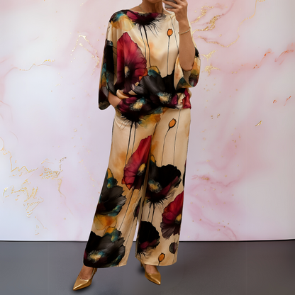 Naomie | Ensemble satiné élégant