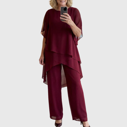 Isaure | Ensemble drapé asymétrique
