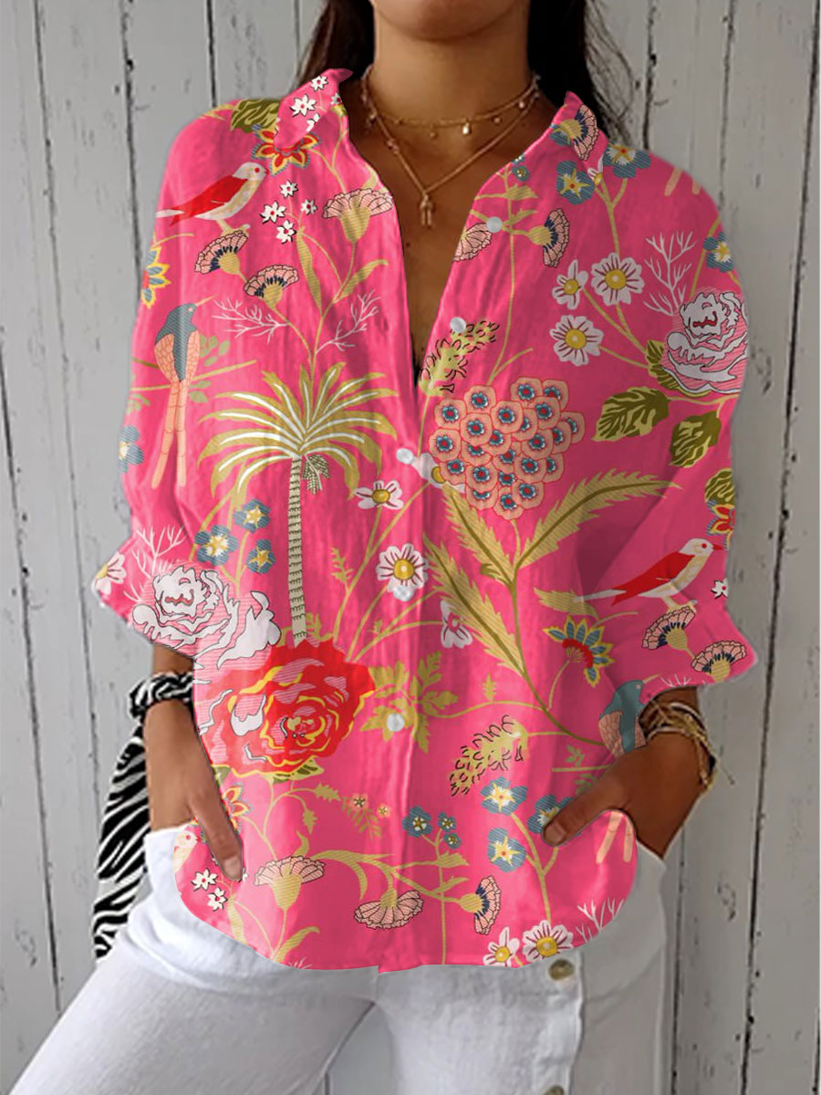 Léa | Blouse Botanique Exotique