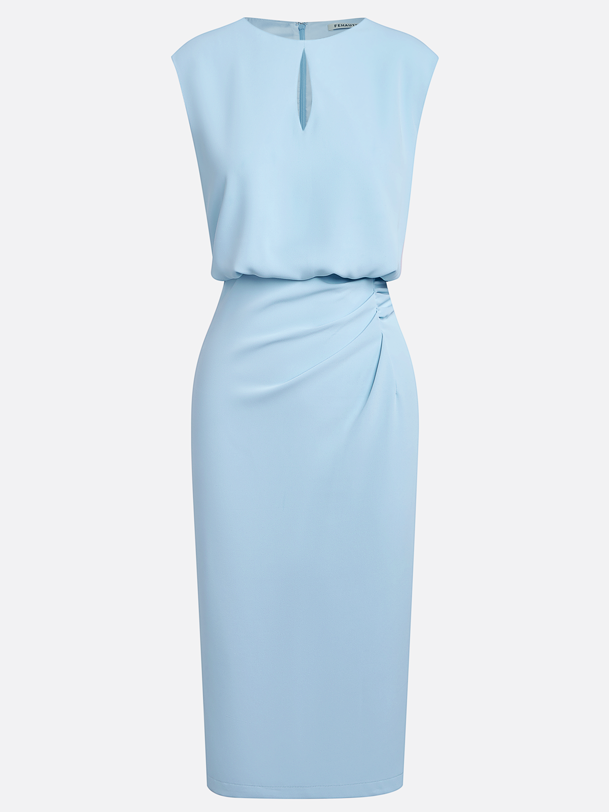 Clémence | Robe midi drapée
