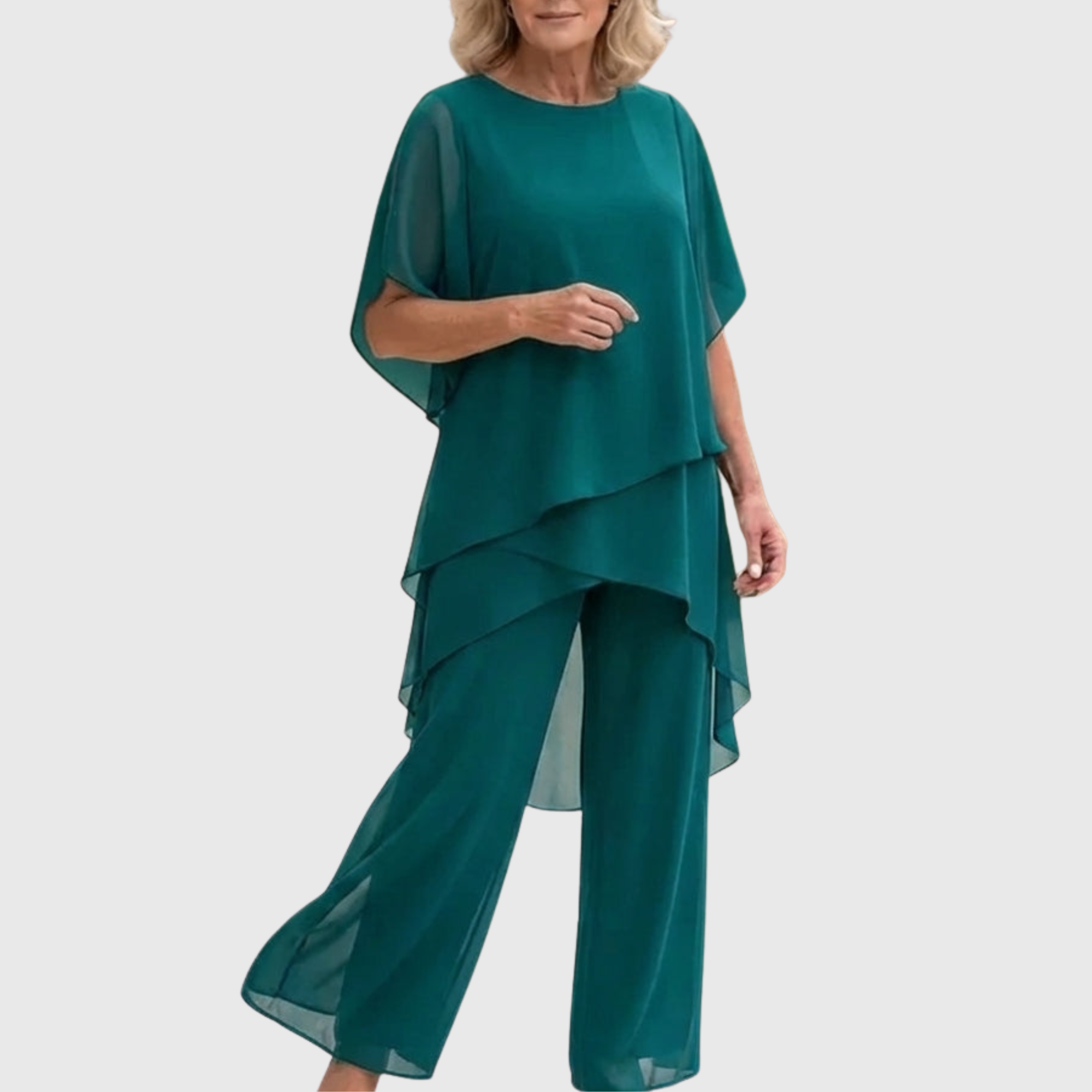 Isaure | Ensemble drapé asymétrique