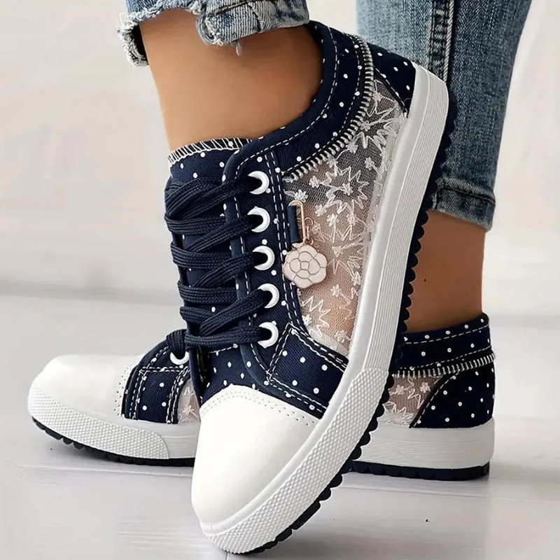 Juliette | Baskets élégantes avec détails floraux