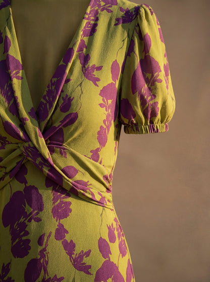 Béatrice | Robe maxi botanique