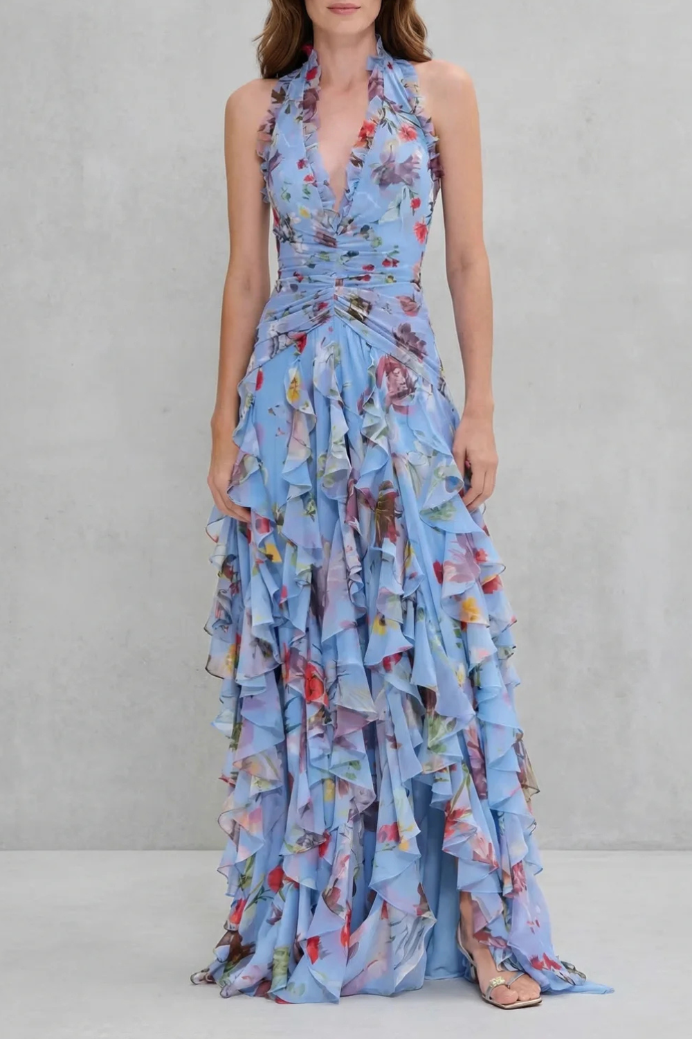 Valérie | Robe longue halter