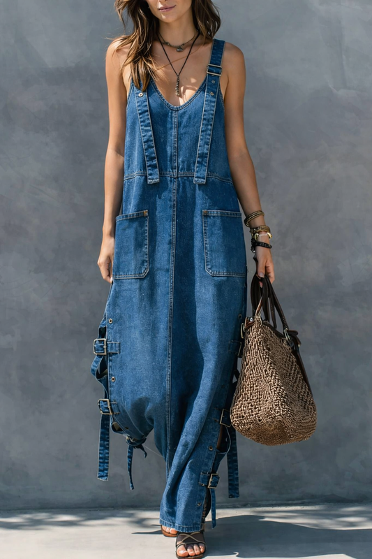 Rosette | Combinaison Élastique Denim