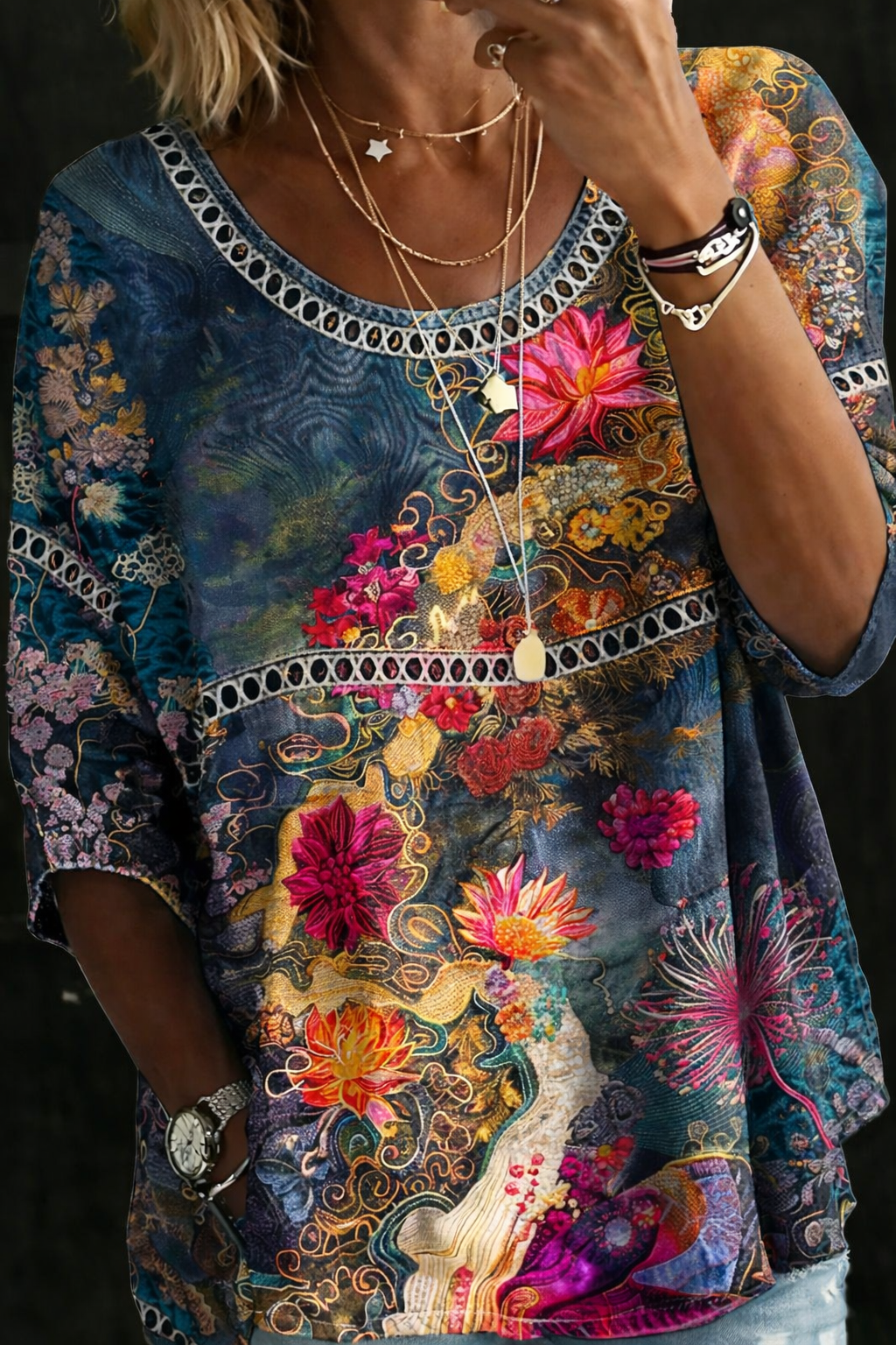 Fantine | Blouse Fleurs Vintage