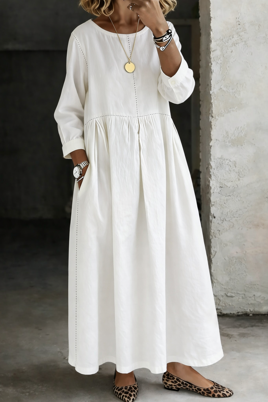 Victorine | Robe Denim Manches