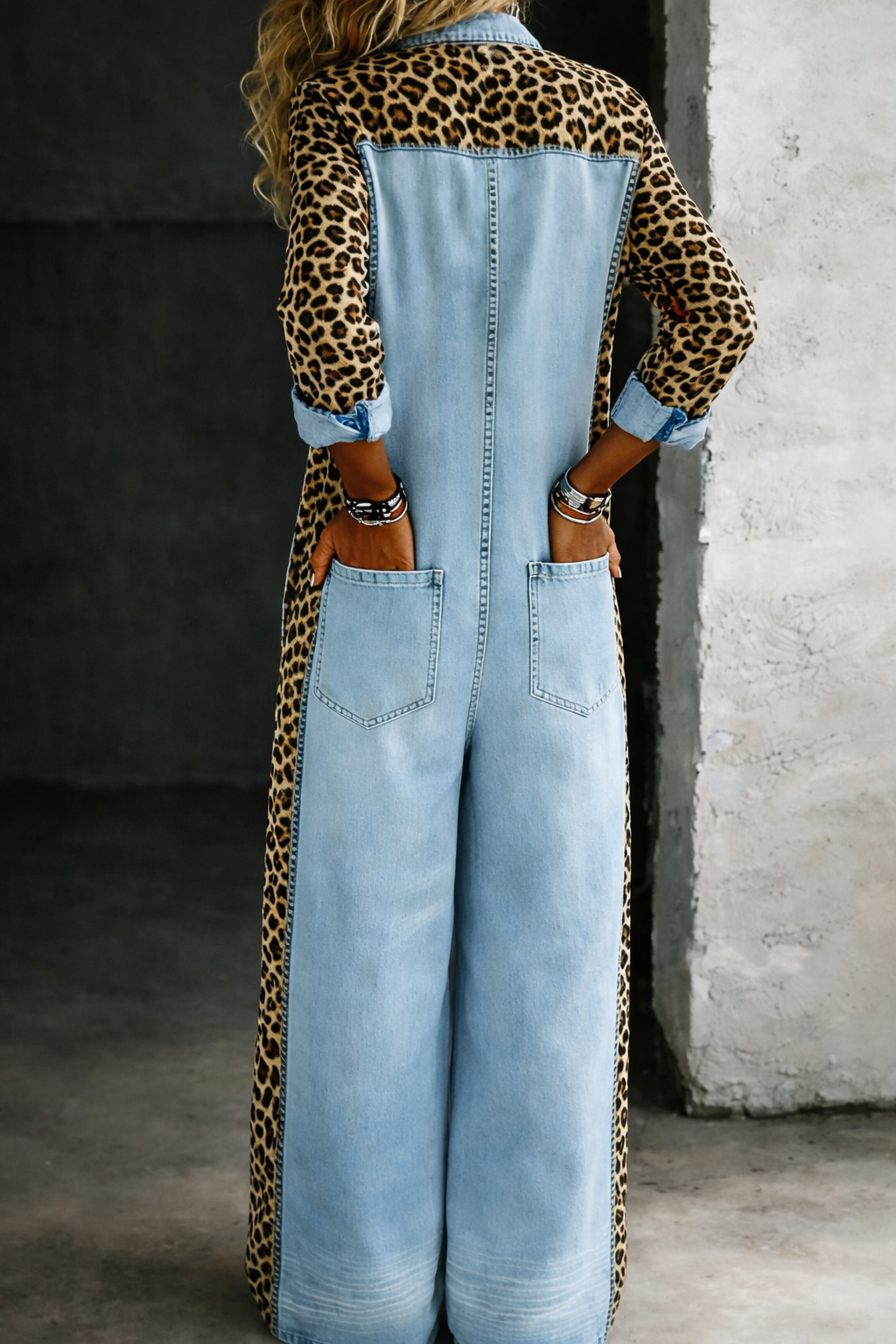 Jocelyne | Combinaison Chemise Denim