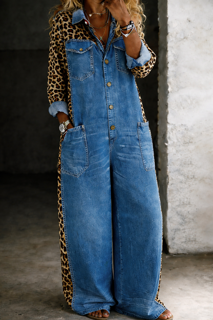 Jocelyne | Combinaison Chemise Denim