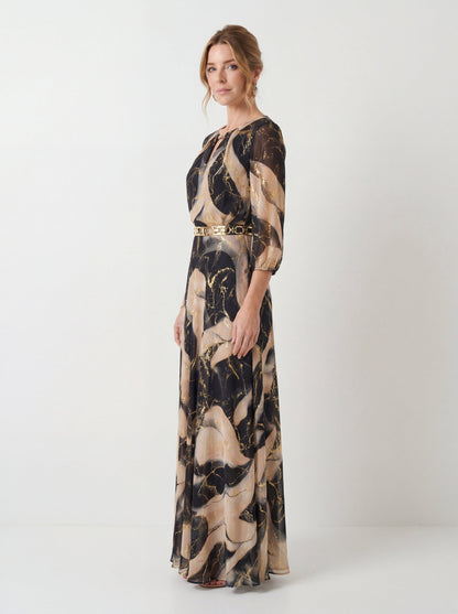 Adèle | Robe gaze imprimée
