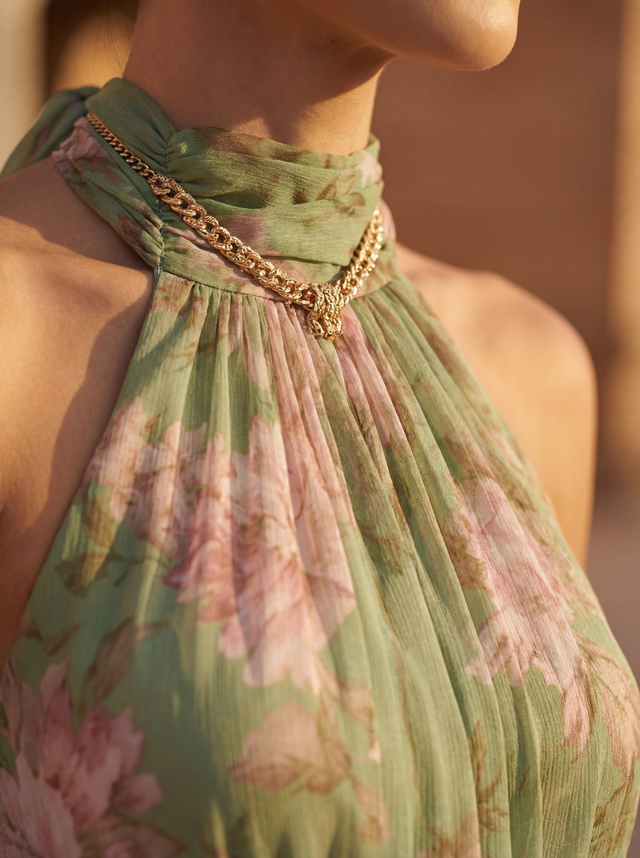 Colette | Robe fluide halter