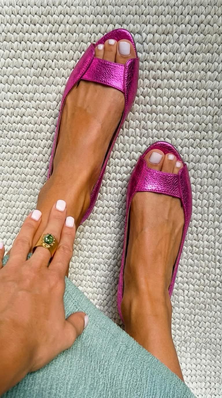 Marie | Sandales Dorées Confort Chic