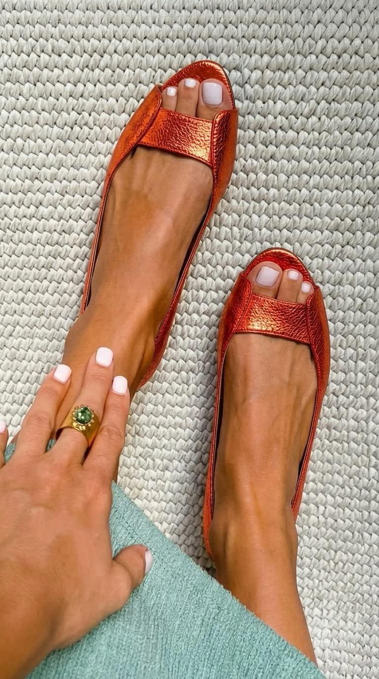 Marie | Sandales Dorées Confort Chic