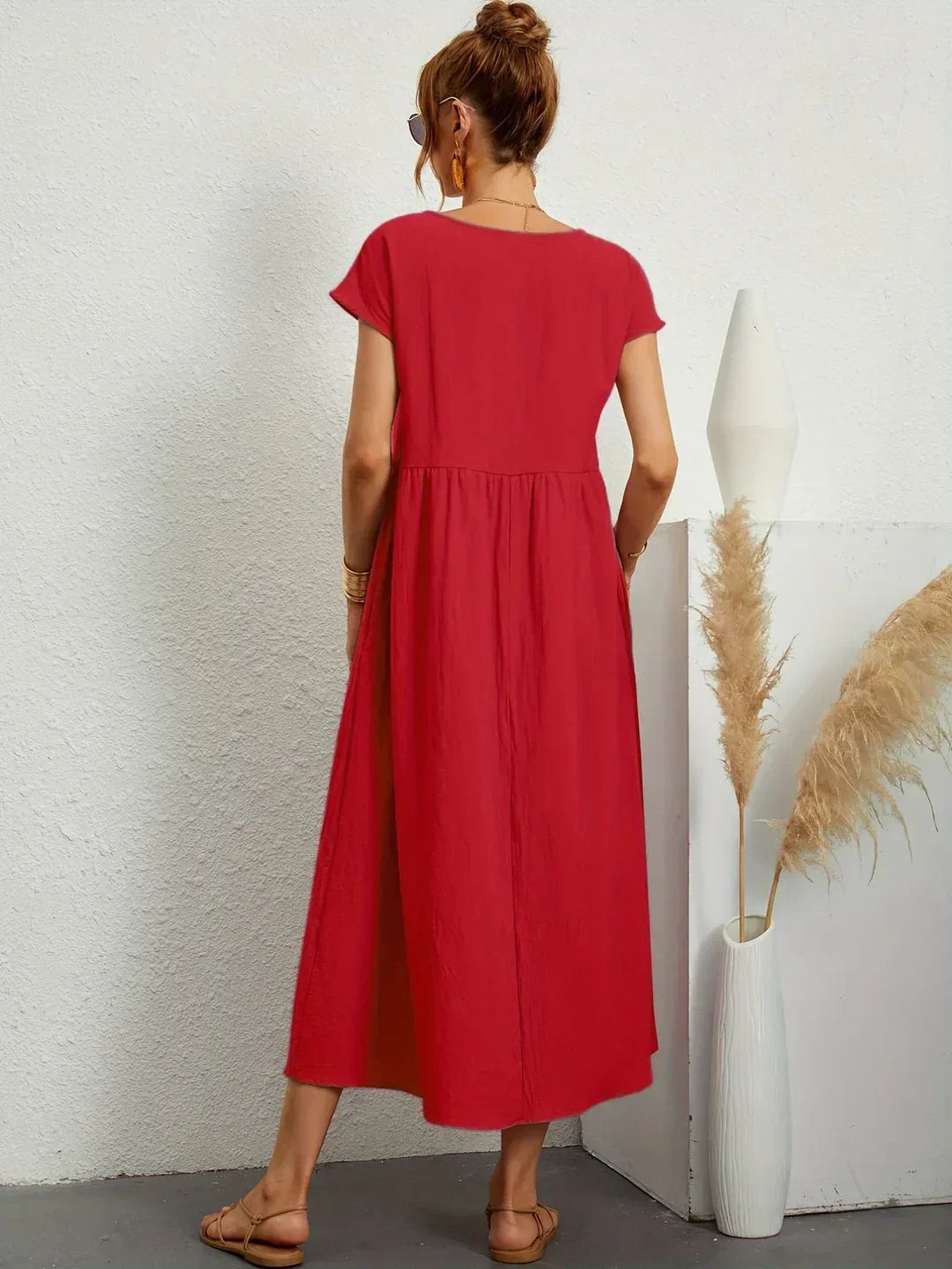 Céleste | Robe midi vaporeuse