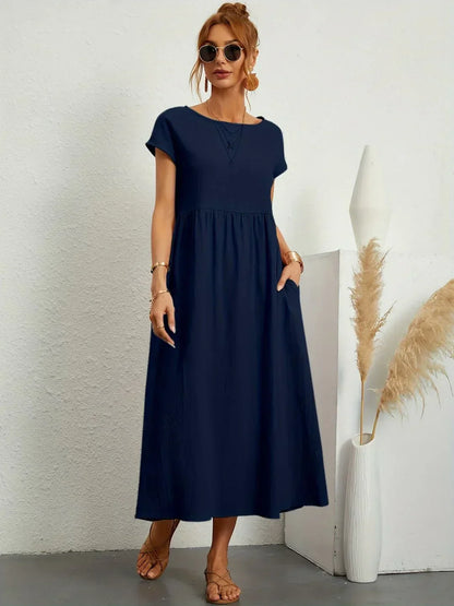 Céleste | Robe midi vaporeuse