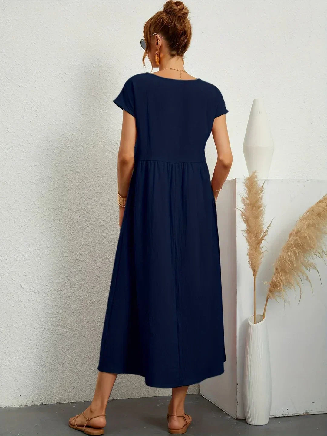 Céleste | Robe midi vaporeuse