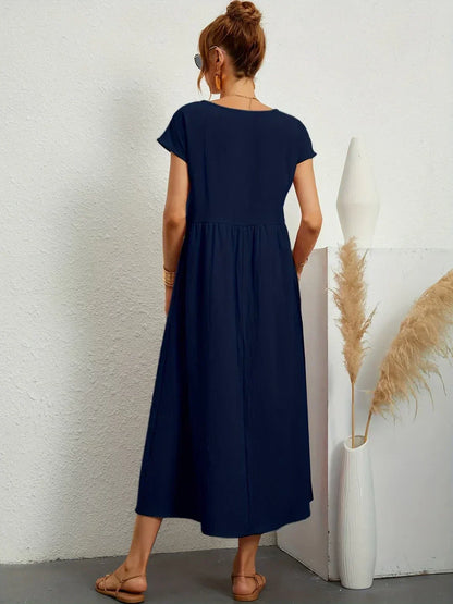 Céleste | Robe midi vaporeuse