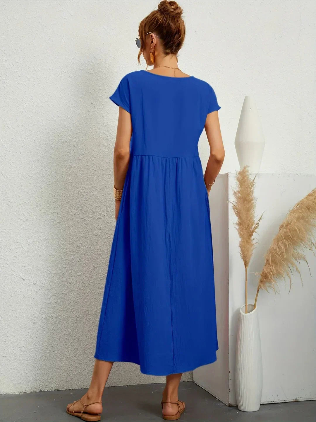 Céleste | Robe midi vaporeuse