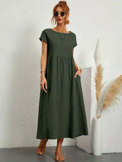 Céleste | Robe midi vaporeuse
