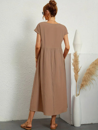 Céleste | Robe midi vaporeuse