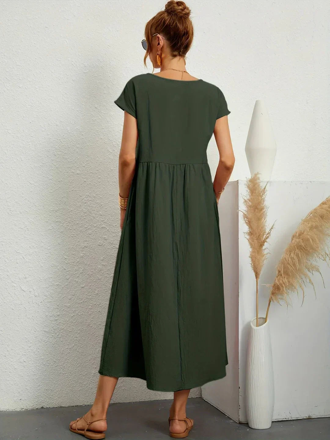Céleste | Robe midi vaporeuse